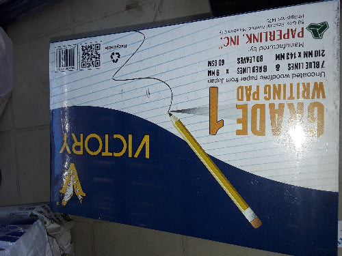 Grade 1 Victory Writing Pad Paper