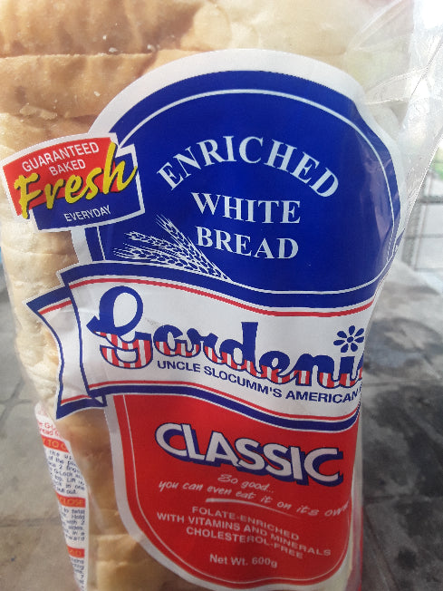 600g Gardenia White Bread