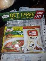By Pack Sinigang Sampalok Original With Greataste White Choco
