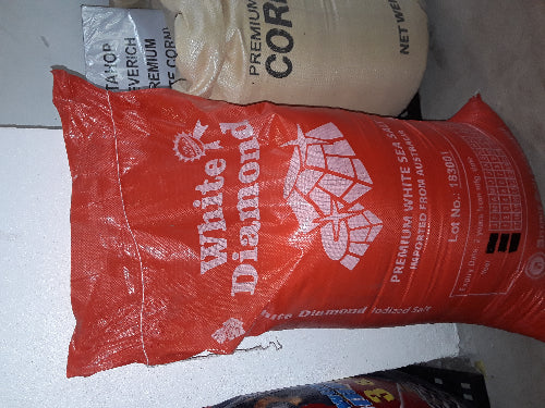 40kg White Diamond Iodized Salt/ Asin