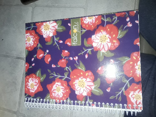 80 Leaves Notebook Falcon Floral With Spring