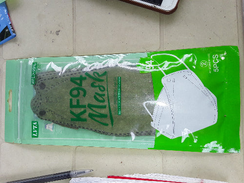 Kf94 Army Green Face Mask