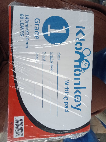 80 Leaves KloMonkey Grade 1 Writing Pad