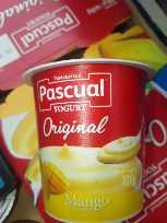 100g Pascual Yogurt Original Mango Flavored