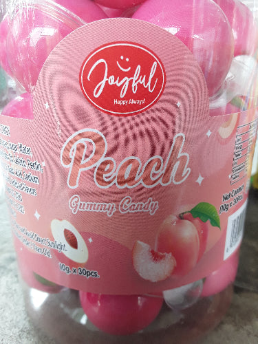 10g Joyful PEACH Gummy Candy