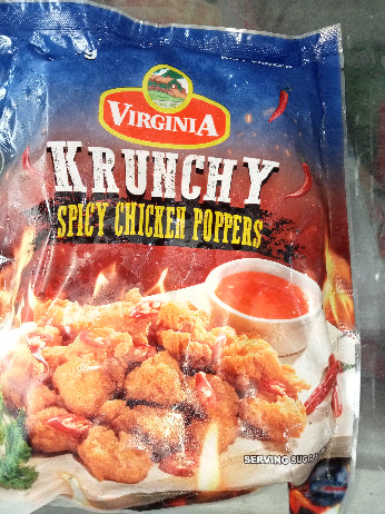Virginia Krunchy Spicy Chicken Poppers 450g