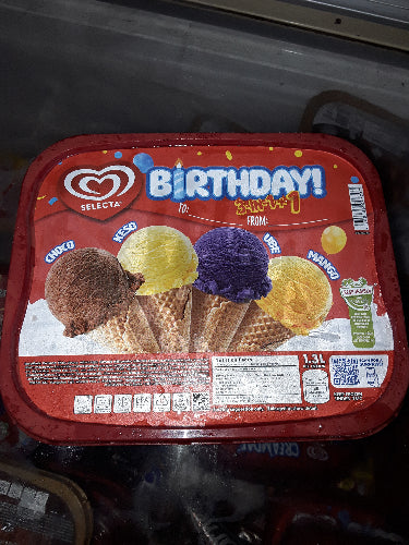 1.3L Selecta 3in1+1 Choco-Keso-Ube-Mango