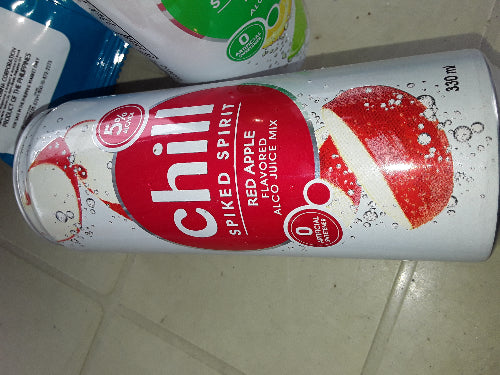 330ml Chill Spiked Spirit Red Apple Flavored