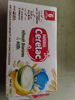 120g Nestle Cerelac Wheat Banana Milk