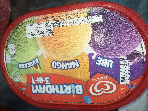 Selecta Birthday mango ube avocado 750ml