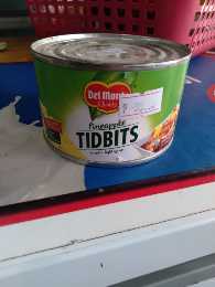 227g Del Monte Pineapple Tidbits