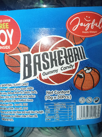 10g Joyful BASKETBALL Gummy Candy