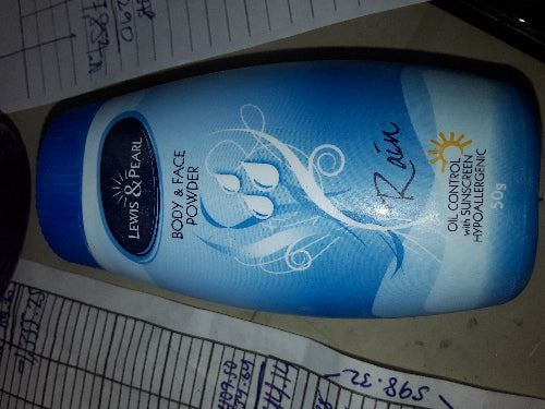 50g Lewis & Pearl Body & Face Powder Rain