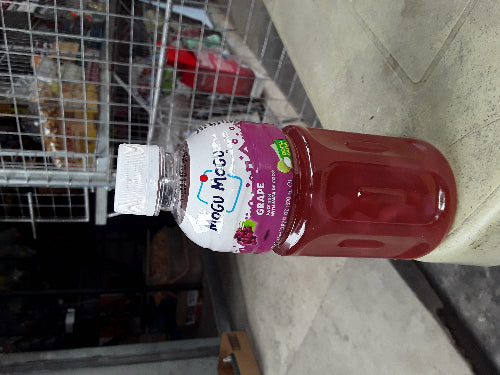 320ml Mogu Mogu Grape Juice With Nata De Coco