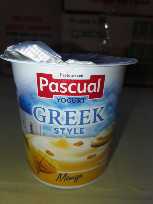 100g Pascual Yogurt Greek Style Mango Flavor