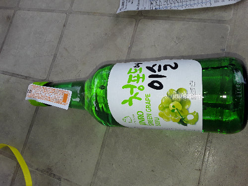 360ml Jinro Green Grape Soju