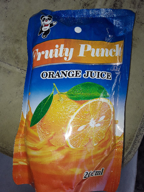 200ml Orange Juice Fruity Punch