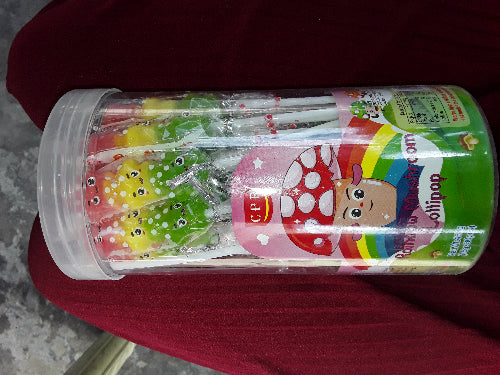 Rainbow Mushroom Lollipop