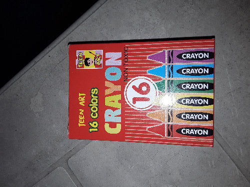 16 Colors Teen Art Crayon