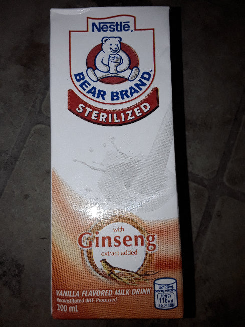 200ml Nestle Bear Brand Sterilized with Ginseng