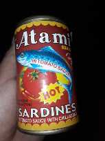 155g Atami Hot Sardines In Tomato Sauce