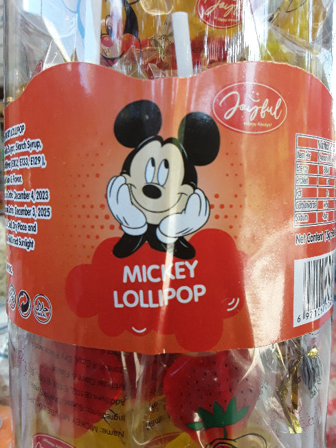 15g Mickey Lollipop