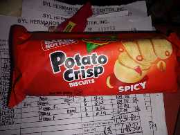 100g Potato Chips Biscuits Spicy