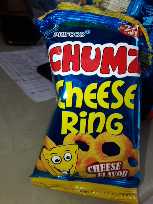 12g Chumz Cheese Ring Cheese Flavor