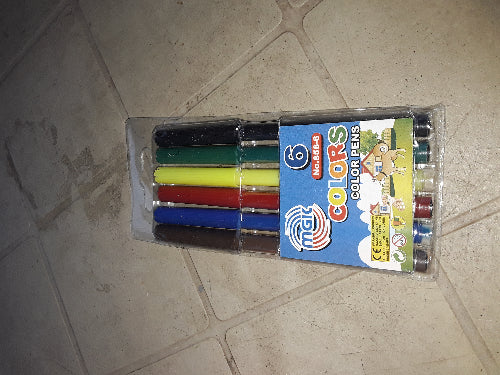Color Pens By 6 Colors