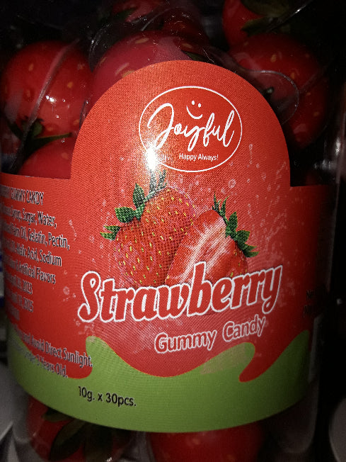 10g Joyful STRAWBERRY Gummy Candy