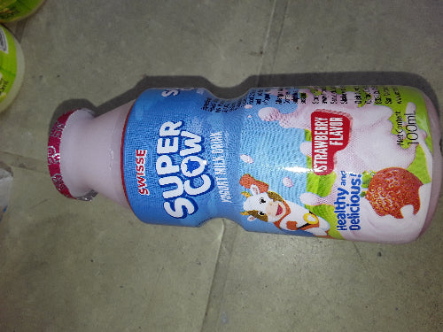 100ml SuperCow Yogurt Milk Drink Strawberry Flavor