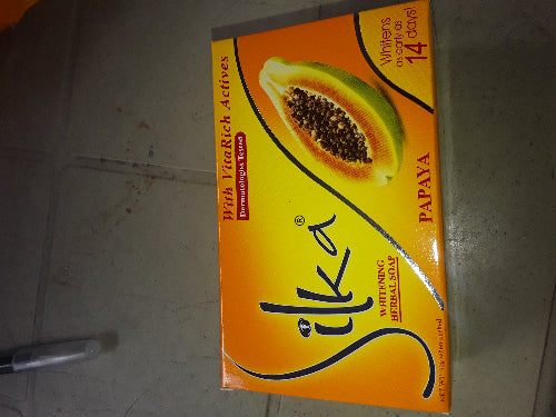 90g Silka Papaya Whitening Herbal Soap