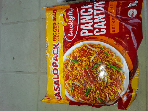 120grams Kasalo Pack Lucky Me Pancit Canton Extra Hot Chili Flav