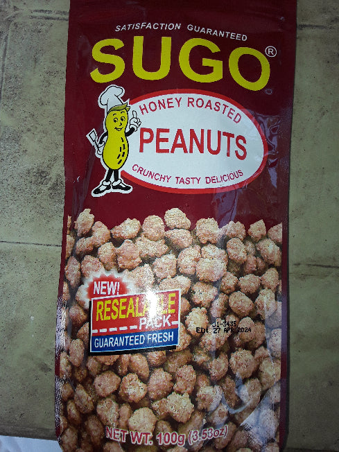 100g Sugo Honey Roasted Peanuts